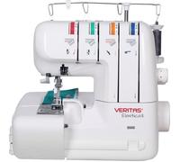 VERITAS ELASTICA - Surjeteuse à différentiel - 12 types de points - 75-1000 points par minute - Machine à 4-3-2 fils - Bac à dechet