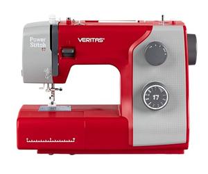 VERITAS Power Stitch 17 Machine à coudre mécanique I 17 programmes de points I Tension du fil automatique et aide à l'enfilage I Coupe-fil I Longueur de point réglable I Lumière de couture LED