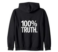 Vérité Chrétienne 100% Truth Message Sweat à Capuche