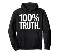 Vérité Chrétienne 100% Truth Message Sweat à Capuche