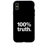 Vérité Chrétienne Authentique 100% Truth Coque pour iPhone X/XS
