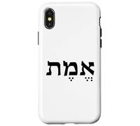 Vérité Emet Emes Langue hébraïque Israël Mot Juif pour la Vérité Coque pour iPhone X/XS