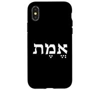 Vérité Emet Emes Langue hébraïque Israël Mot Juif pour la Vérité Coque pour iPhone X/XS