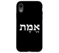 Vérité Emet Emes Langue hébraïque Israël Mot Juif pour la Vérité Coque pour iPhone XR