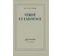 Vérité et existence - Jean-Paul Sartre - Gallimard - Livre