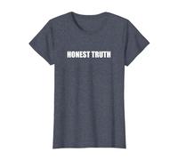 Vérité honnête T-Shirt, Femme, Bleu Chiné, XL