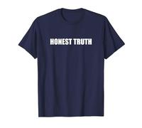 Vérité honnête T-Shirt, Homme, Bleu Marine, XL