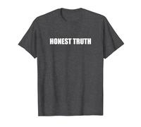 Vérité honnête T-Shirt, Homme, Chiné Foncé, L