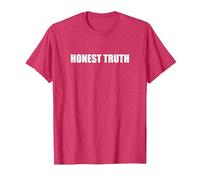 Vérité honnête T-Shirt, Homme, Rouge Chiné, M