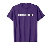 Vérité honnête T-Shirt, Homme, Violet, M