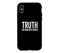 Vérité Le Nouveau Discours de Haine Déclaration de Rectitude Politique Coque pour iPhone X/XS