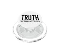Vérité Le Nouveau Discours de Haine Déclaration de Rectitude Politique PopSockets PopGrip pour MagSafe