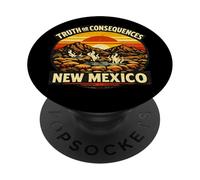 Vérité ou conséquences New Mexico Hot Springs PopSockets PopGrip Adhésif