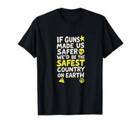 Vérité sur Les Armes à feu et la sécurité - Design Graphique Audacieux T-Shirt