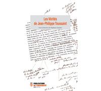 Vérites de Jean-Philippe Toussaint - Stéphane Chaudier - Publ.de St-Etienne - broché - Essai