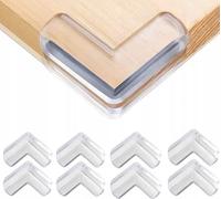 Verk 01603 Protecteur d'angle en silicone transparent 4 pcs