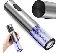 Verk 07096 Ouvre-bouteille électrique automatique avec LED argenté
