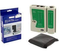 Verk 11249 Testeur de câbles RJ11, RJ45, contrôle par LED