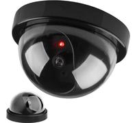 Verk 13004 Caméra de sécurité factice ronde LED IR noir