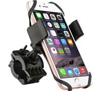 Verk 14411 Porte-téléphone en silicone pour vélo noir