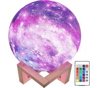 Verk 15844 Lampe de lune 3D 15cm, 16 couleurs