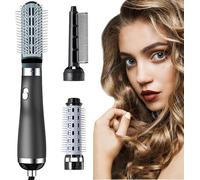 Verk 15920 Sèche-cheveux, peigne et fer à friser 3 en 1 gris
