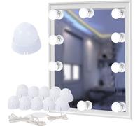 Verk 24269 Mirror lights led dressing table make-up set 10pcs