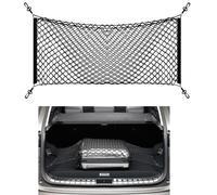 VERK Group Filet de séparation pour Coffre de Voiture - Noir - 120 x 55 cm - 4 Crochets