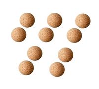 Verklsfuly 10Pcs Bouchon de Vin en Boule de LièGe en Bois, Bouchon de Boule de LièGe pour Remplacement de la Bouteille de Carafe de DéCanteur de Vin 2,4 Pouces/ 6,1 Cm