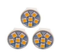 VerkoDriva Spot LED MR8 GU4, 12V 220lm Blanc Chaud Froid | 220 lm, faisceau de 120° for éclairage d'affichage, éclairage sous l'armoire, (paquet de 3)(White,2W-3W)