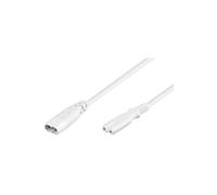Verlängerung euro8-stecker kupplung 2m goobay