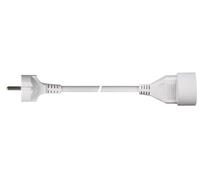 VERLÄNGERUNGSKABEL - 3 m - WEIß - 3G1.5 - STECKER-TYPE E (FRANZÖSISCHES SYSTEM)
