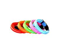 Verlike Collier réglable pour animal domestique avec LED clignotante et lumière clignotante