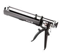 VERLINGER Pistolet à Cartouche 2K Résine Expansive - Presse à Cartouche Rapport de Poussée 25:1 Noir - Applicateur Colles, Résines Époxy et Ancrages Chimiques pour Bricolage, Réparation, Chantier Pro