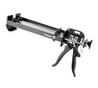 VERLINGER Pistolet à Cartouche 2K Résine Expansive - Presse à Cartouche Rapport de Poussée 26:1 Noir - Extrudeur pour Cartouches Doubles Époxy, Résines, Colles et Ancrages Chimiques Professionnel
