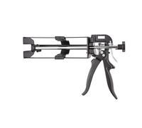 VERLINGER Pistolet Colle Epoxy Masses Et Adhésifs Presse Cartouche Rapport De Poussée 26:1 400 ml Aluminium Acier Métal Noir Pro