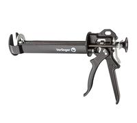 VERLINGER Pistolet Extrudeur Résine Expansive 380-410 ml - Presse à Cartouche Rapport de Poussée 25:1, Applicateur Colles, Résines et Ancrages Chimiques, Aluminium Acier Noir