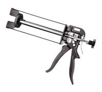 VERLINGER Pistolet Extrudeur Résine Expansive 490 ml - Presse à Cartouche Rapport de Poussée 26:1 Aluminium Acier Noir - Applicateur Résine Époxy et Colles pour Ancrages Chimiques, Bricolage, Chantier