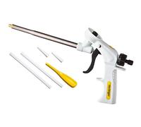 VERLINGER Pistolet Pour Mousse PU Preciva Pistolet Pistolet Pour Remplissage Scellement Calfeutrage De Dosage Professionnel Pour Mousse De Construction Et Adhésifs Blanc