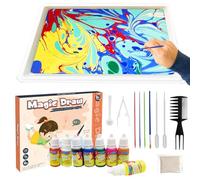 VerLuky Peinture à marbrer à l'eau pour enfants, kits de bricolage pour activités