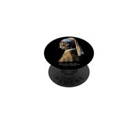 Vermeer Boucles d'oreilles Motif Chat PopSockets PopGrip Adhésif