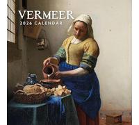 Vermeer Calendrier mural carré 2026 Red Robin Publishing
