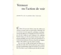 Vermeer ou l'action de voir