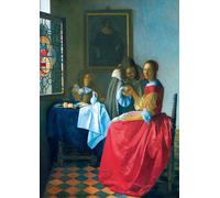 Vermeer- The Girl With The Wine Glass, 1659 - Puzzle 1000 Pièces