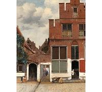 Vermeer View Of Houses In Delft The Little Street Large XL Wall Art Canvas Print Vue Maison Peu rue mur