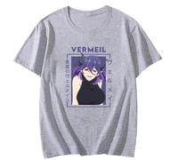 Vermeil in Gold Shirt Vermeil Eyes Graphic Tshirt Men Tshirt Fashion 100% Cotton Tee Harajuku Clothing Harajuku Tops Grey L