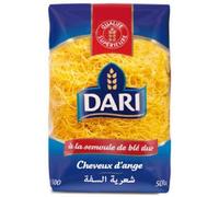 Vermicelles Cheveux d'Ange - Pâtes Fines de Semoule pour Soupes et Seffa - 500g