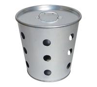 Vermicomposteur à Enterrer 10L Acier Galvanisé | Compostage Direct Sol, Engrais Naturel, Avec Couvercle, Écologique, -020660
