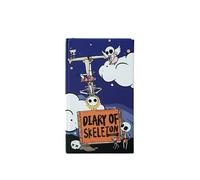 Vermilion Collection Journal de squelette Tarot Rider-Waite Idée mignonne effrayante