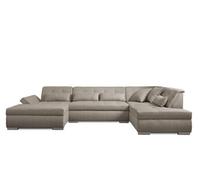 Vermont - Canapé d'angle panoramique en U - XXL - Droit - Beige